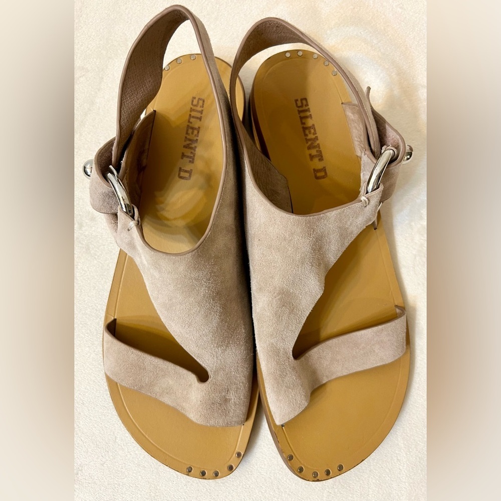 Silent D Risa Suede Sandal Size 39 - image 7